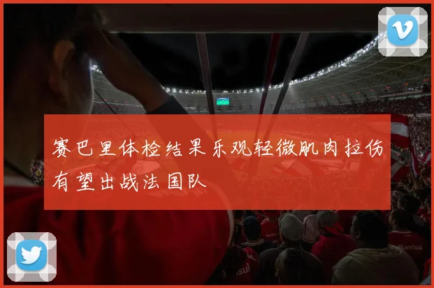 赛巴里体检结果乐观轻微肌肉拉伤有望出战法国队